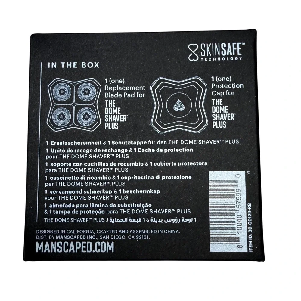 Manscaped Dome Shaver Plus Replacement Blade Pad Head SkinSafe New Sealed